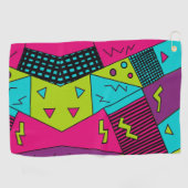 Serviette De Golf Retour aux coussins rétro des années 90 (Horizontal)