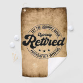 Serviette De Golf Retraite (En situation)