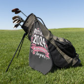 Serviette De Golf Retraité 2024 Pas mon problème Plus de retraite (Vert)