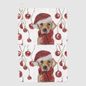 Serviette De Golf Retriever du Labrador  (Devant)