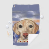 Serviette De Golf Retriever du Labrador (En situation)
