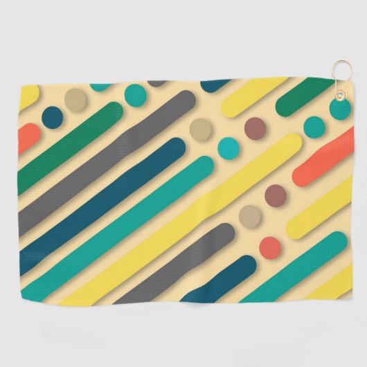 Serviette De Golf Rétro (Horizontal)
