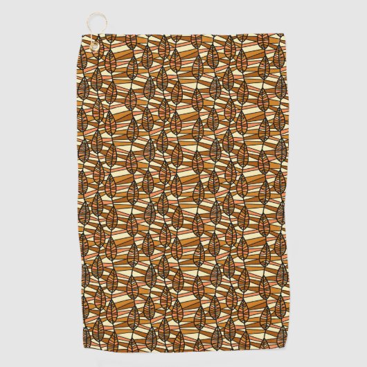 Serviette de golf Retro Autumn (Devant)