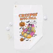Serviette De Golf Retro Creepin dans Halloween d'automne (En situation)