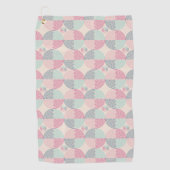 Serviette De Golf Rétro spiral vibes (Devant)