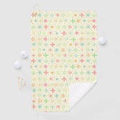 Serviette de golf Retro Stars (En situation)