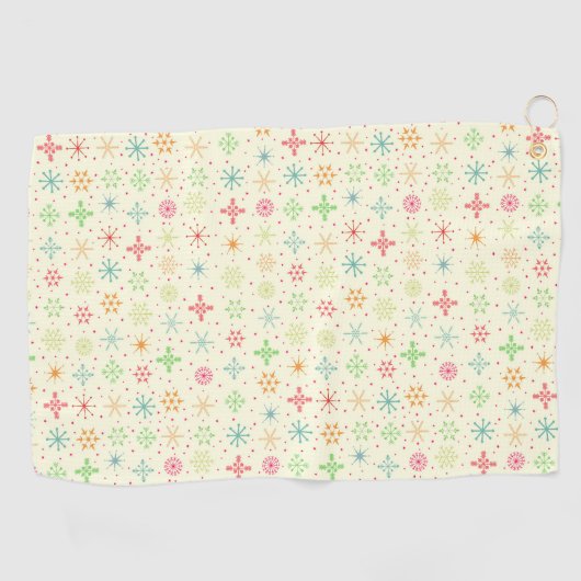 Serviette de golf Retro Stars (Horizontal)