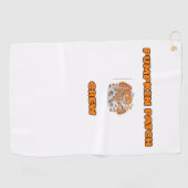 Serviette De Golf Retro Thanksgiving Turquie - Automne Moisson Desig (Horizontal)