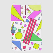Serviette De Golf Rétro Vintage (Devant)