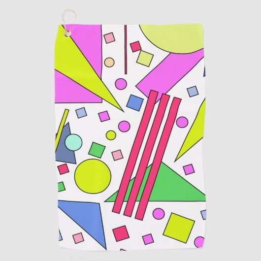 Serviette De Golf Rétro Vintage (Devant)