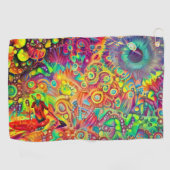 Serviette De Golf Rêve coloré (Horizontal)