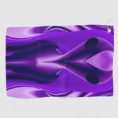 Serviette De Golf Rêves arc-en-ciel violet 3D, Alien (Horizontal)