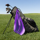 Serviette De Golf Rêves arc-en-ciel violet 3D, Alien (Vert)