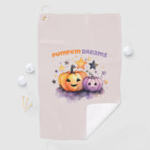Serviette De Golf Rêves citrouilles (En situation)