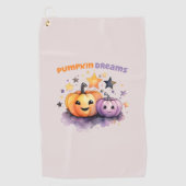 Serviette De Golf Rêves citrouilles (Devant)