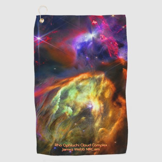 Serviette De Golf Rho Ophiuchi Cloud Complex - James Webb NIRCam (Devant)