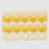 Serviette De Golf rhombus jaune (Horizontal)