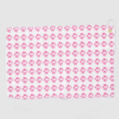 Serviette De Golf Ribbon de sensibilisation au cancer du sein Aquare (Horizontal)