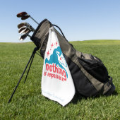 Serviette De Golf Rien N'Est Impossible Unicorne (Vert)