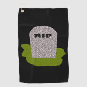 Serviette De Golf RIP Tombstone Golf Towel (Devant)