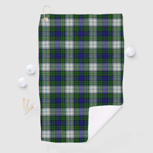 Serviette De Golf Robe Black Watch Tartan moderne Plaid Motif (En situation)