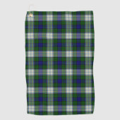 Serviette De Golf Robe Black Watch Tartan moderne Plaid Motif (Devant)