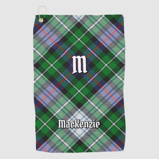 Serviette De Golf Robe Clan MacKenzie Tartan Golf Towel (Devant)