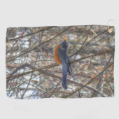 Serviette De Golf Robin américain (Horizontal)