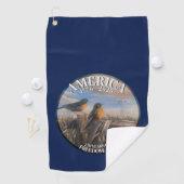 Serviette De Golf Robins USA (En situation)