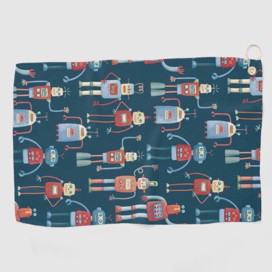 Serviette De Golf Robot (Horizontal)