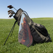 Serviette De Golf Roche à café nuageux à Sedona Arizona (Vert)