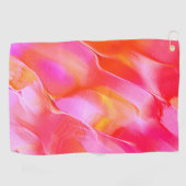 Serviette De Golf Rocher rose et orange pâle (Horizontal)