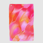 Serviette De Golf Rocher rose et orange pâle (Devant)