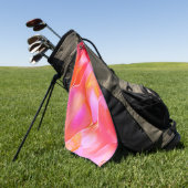 Serviette De Golf Rocher rose et orange pâle (Vert)