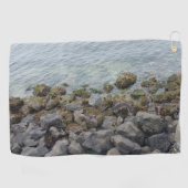 Serviette De Golf rochers balnéaires (Horizontal)