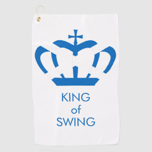 Serviette De Golf Roi de drapeau de l'oscillation de couronne de