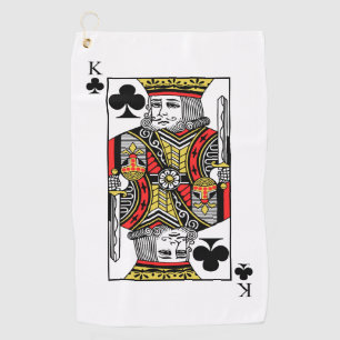 Serviette De Golf Roi de trèfle