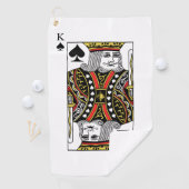 Serviette De Golf Roi des pelles (En situation)