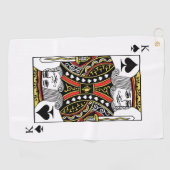 Serviette De Golf Roi des pelles (Horizontal)