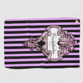Serviette De Golf Romantique Steampunk Goth Personnalisé (Horizontal)