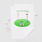 Serviette De Golf Ronde (En situation)