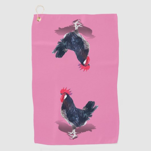 Serviette De Golf Rooster de Minorque (Devant)