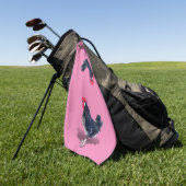 Serviette De Golf Rooster de Minorque (Vert)