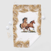 Serviette de golf Rope Horse (En situation)