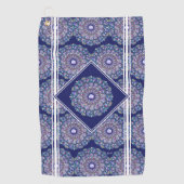 Serviette De Golf Rosace bleue (Devant)