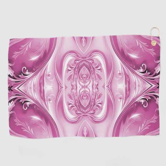 Serviette de golf rose (Horizontal)