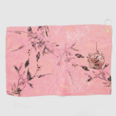 Serviette De Golf Rose Bambou (Horizontal)