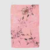 Serviette De Golf Rose Bambou (Devant)