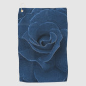 Serviette De Golf Rose bleu velours (Devant)