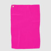 Serviette De Golf Rose chaud solide (Devant)